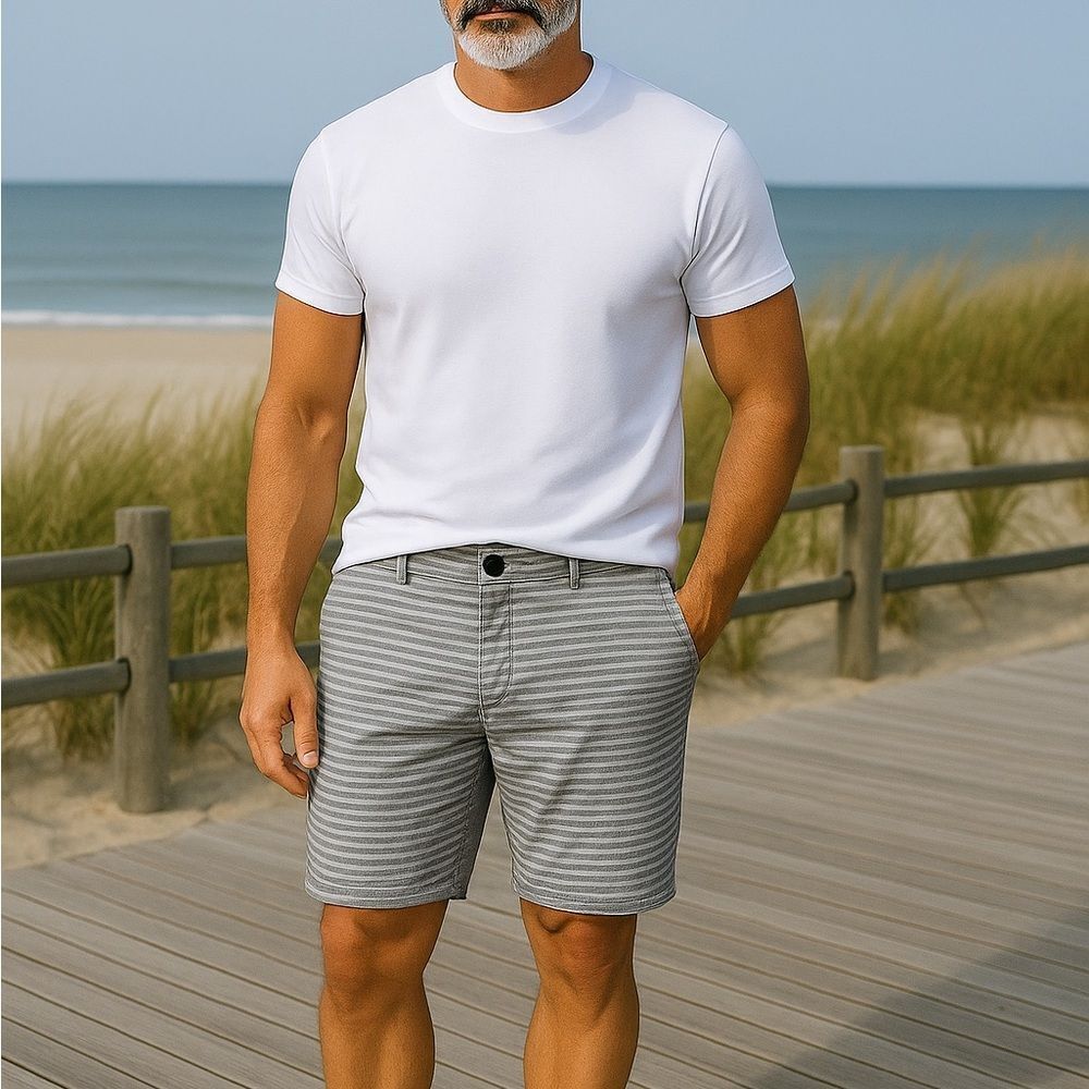 Hurley Men’s Mint Green and Gray Shorts Size 34